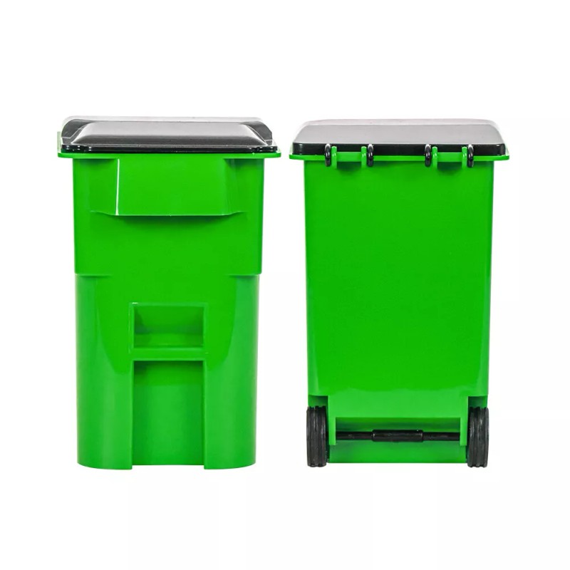 Figures Toy Company Set of 4 Trash Recycling Cans with