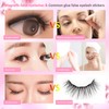 Magnetic False Eyelashes Set with Magnetic Liquid Eyeliner & 10
