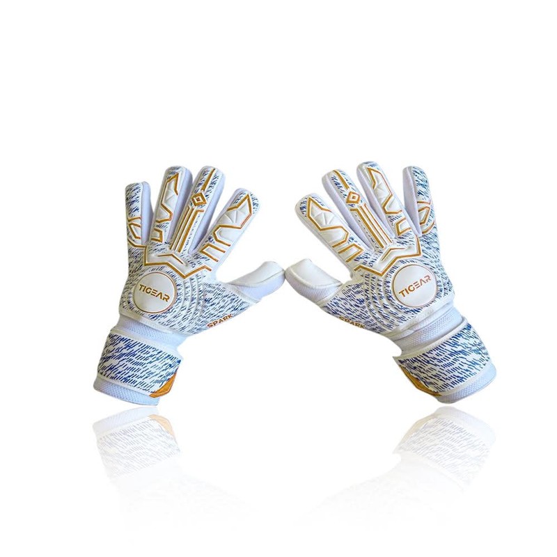 TIGEAR Spark Series Kids Goalkeeper Gloves with Durable German Latex,