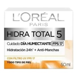 Crema Antimanchas Todo Tipo De Piel Da Hidra Total 5 50ml Loral Paris                                                                                 