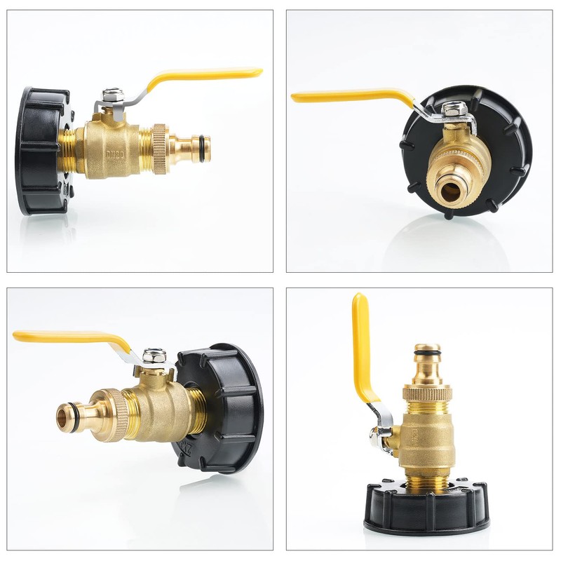 Drado IBC Brass Ball Valve S60 x 6 3/4 Inch
