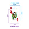 Copag 1546 Design 100% Plastic Playing Cards, Poker Size (Standard)