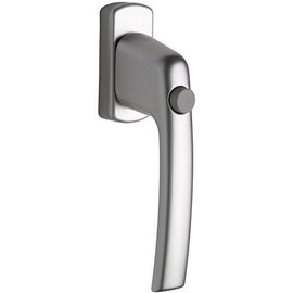 Maco Window Handle Harmony Lock Button, Square, 7 x 35 mm, 28 x 63 Anodised Silver Rosette – Pack of 1 102202033