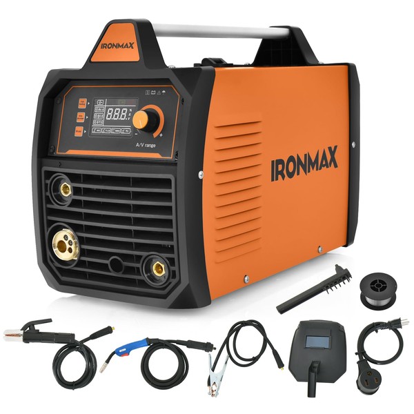 IRONMAX 110/220V MIG Welder, 160A MIG/LIFT TIG/MMA 3 in 1