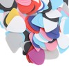 200PCS Guitar Picks Flexibility ABS Abrazine Triangular Molding Guitar Bass