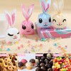 peony man 100 PCS Easter Bunny Goodie Bags Easter Bunny