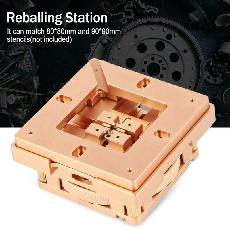 WN8090 BGA Reballing Station Auto Magnet Stencil Solder Rework Kit