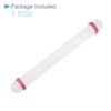 CoCud Fondant Rolling Pin, 13" Length, PP Plastic Non-Stick Guide