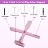 Vnjaoi Nail Magnet Set, Upgraded 5 in 1 Multi-Function Nail