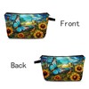 MoCaliduccious Butterfly Makeup Bag Elegant 3D Flutter Design Cosmetic Pouch