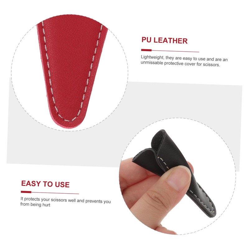 Beavorty Scissor Container Protective Cover Pcs Eyebrow Trimming Scissor Cover