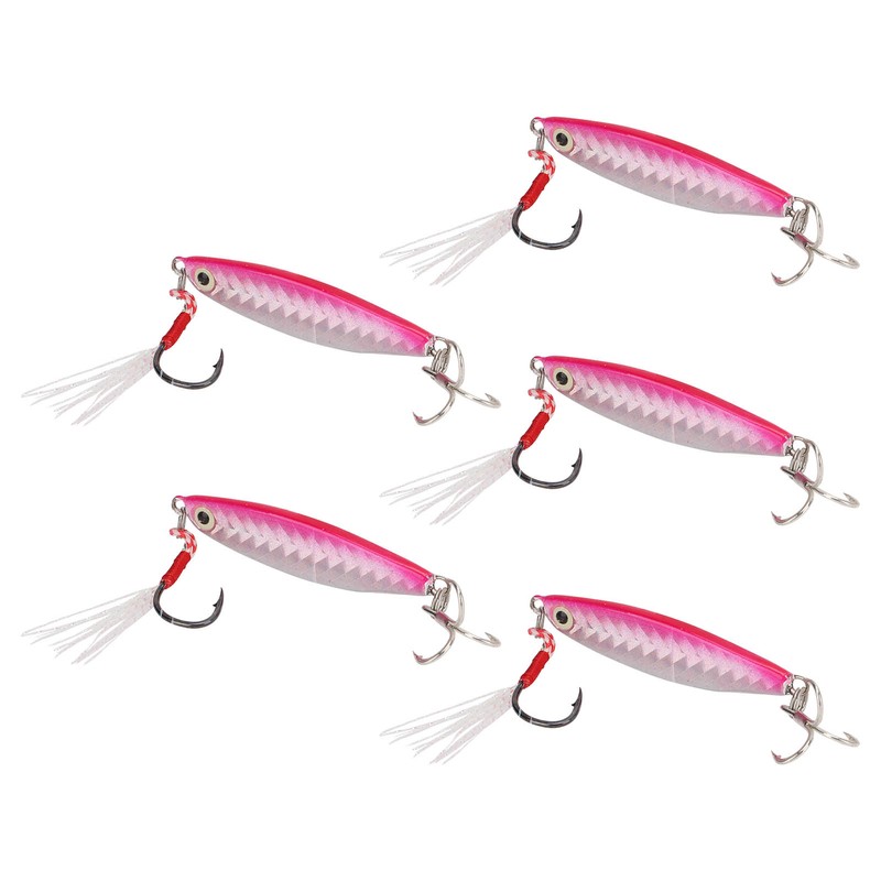 5Pcs 15g Metal Vib Hard Fishing Lures Jigging Fishing Baits