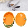 Hand Painted Flower Trinket Box Classic Realistic Detail Hinged Jewelry