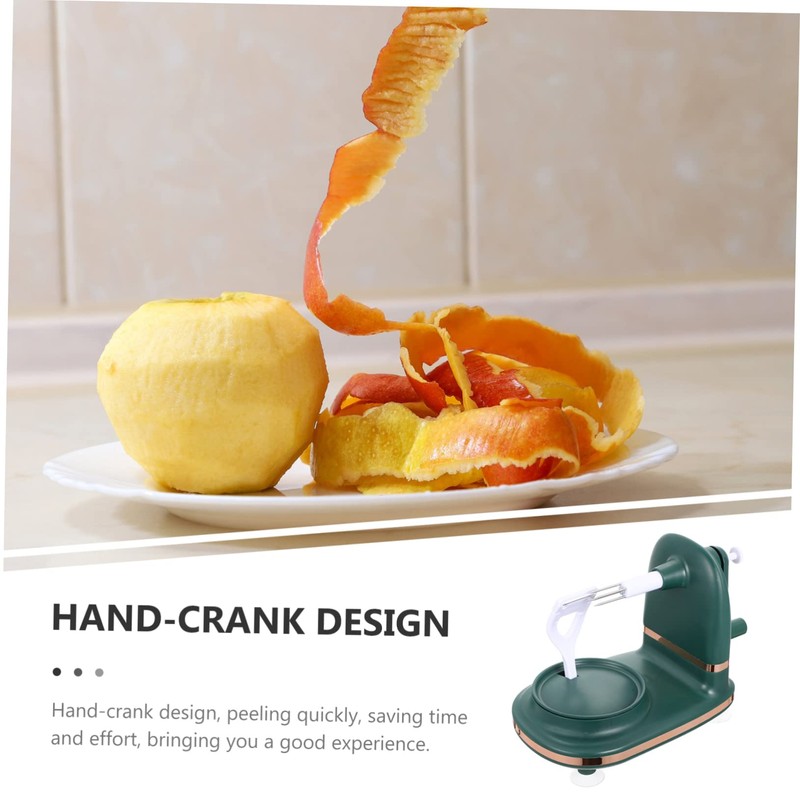 GRIRIW Hand Peeling Machine Fruit Peeler Slicer Pear Apple Easy