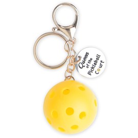 Pickleball Keychain Gifts for Female Women Christmas Birthday Gifts for Adults Teens Best Friends Gifts for Girls Ladies Pickleball Accessories for Purse Sports Bag Pickleball Key Chain