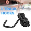 Vandrabase 4Pcs L Track U-Hook Double Stud Tie Down Fitting,