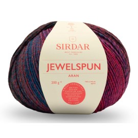 Sirdar Jewelspun Aran, Midnight Fjords (847), 200g