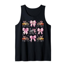 Coquette Bow Rc Truck RC Racing Remote Control Girl Mom Tank Top