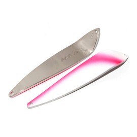 Rodiocraft M.T.Lakes 87 22g #1 Spoon, Red S Shape, Silver Back