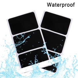 Chalkboard Labels, Joyoldelf 150Pcs Waterproof Reusable Blackboard Stickers Kit for Kitchen Organize with 1 White Chalk Pen, Removable Label Sticker to Decorate Your Pantry Storage Office (Rectangle)