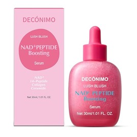 DECÒNIMO NAD+ Peptide Boosting Smoothie Serum – Anti-Aging with 5 Ceramides & Vegan Collagen, Hydrating Antioxidant Serum for Firmness, Wrinkles & Radiant Glow (1.01oz / 30ml)