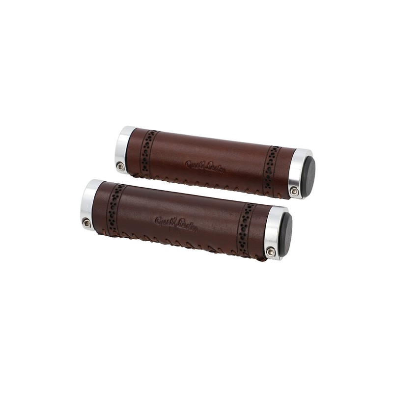 Gusti Sonny C. Genuine Leather Handlebar Grip Bicycle Handle Brown
