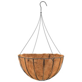 Arcadia Garden Products CB35 16" Black Grow Basket with Liner