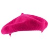 Hat To Socks Wool Blend Beret - fuchsia