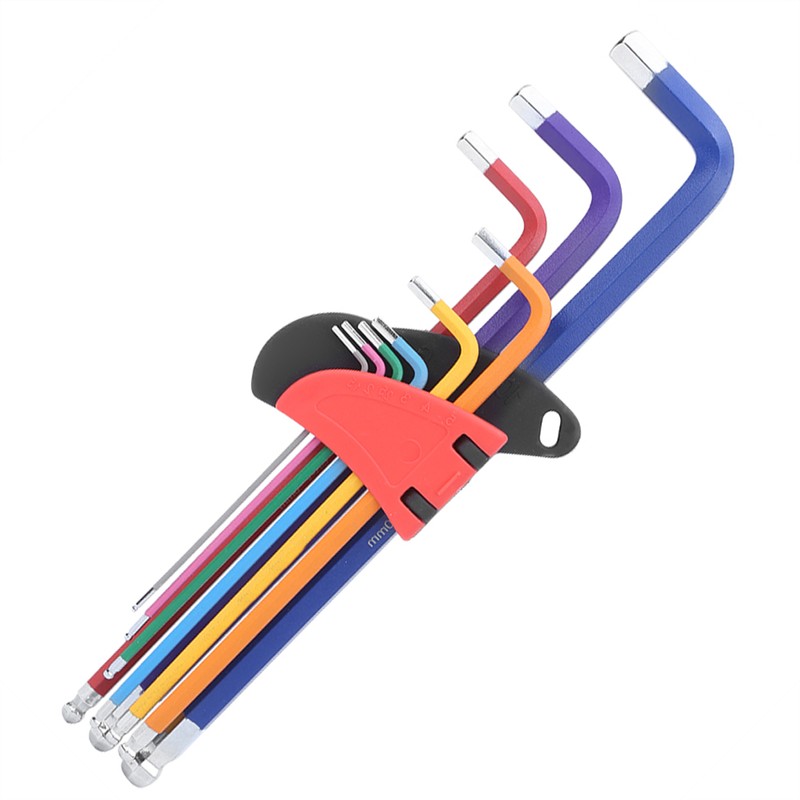 Lengthened Type Flat End Hex Wrench Set Socket Head Wrench