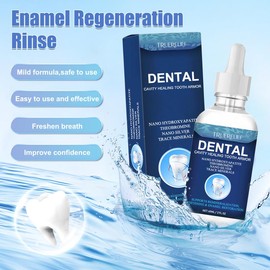 TrueRelief Enamel Repair & Cavity Defense Tooth Liquid Drops, Daily Whitening Solution to Strengthen and Protect Teeth.:_3 Pcs