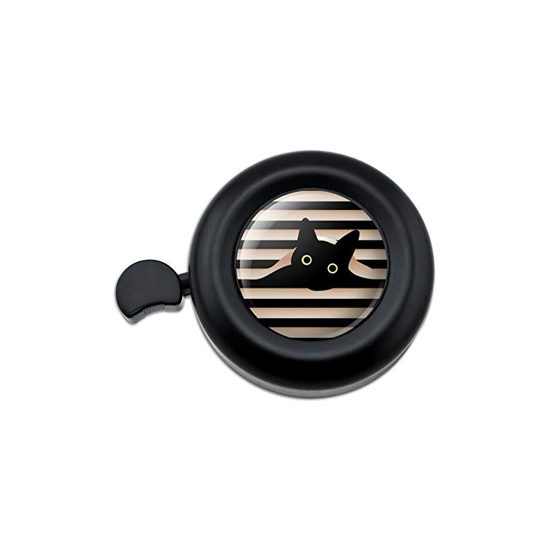 GRAPHICS & MORE Black Cat in Window Bicycle Handlebar Bike