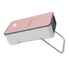 Mini Space Heater Pink Fast Heating Rotatable Holder Anti Slip