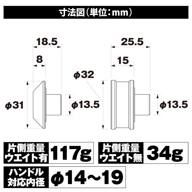 Daytona Bar End for Motorcycle