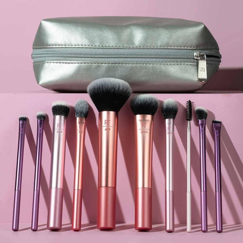 Real Techniques Blends Set, 10-Piece Makeup Brush Collection with Beauty