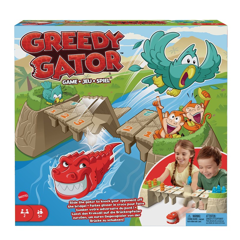 Greedy Gator - Gareggia per attraversare il ponte ed evita