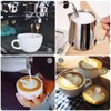 HULISEN 6.8oz/ 200ml Milk Pitcher, Stainless Steel Espresso Latte Steaming