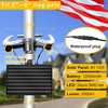 RAYSLIT Solar Flag Pole Light 3300 Lumens Flagpole Light Solar