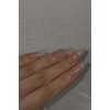 [Year-end nails with ten-hand glass parts] Pink glass of poetry❄