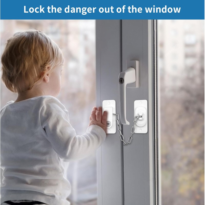 YTOOK Pack of 2 Child Safety Window No Drilling Required