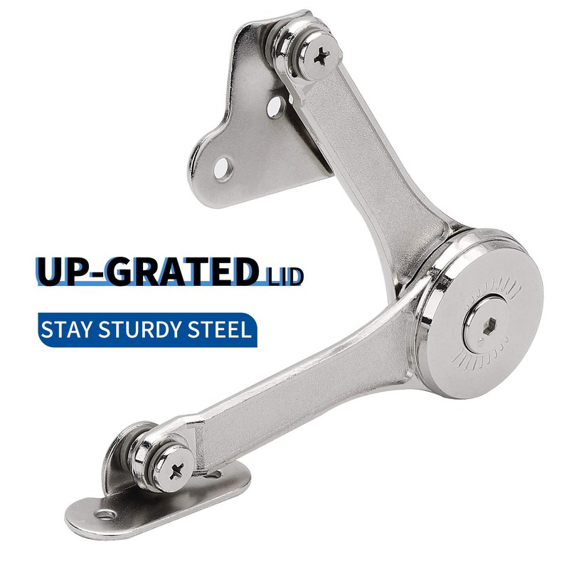Heavy Duty Lid Support Hinges Soft Close Folding Lid Stay