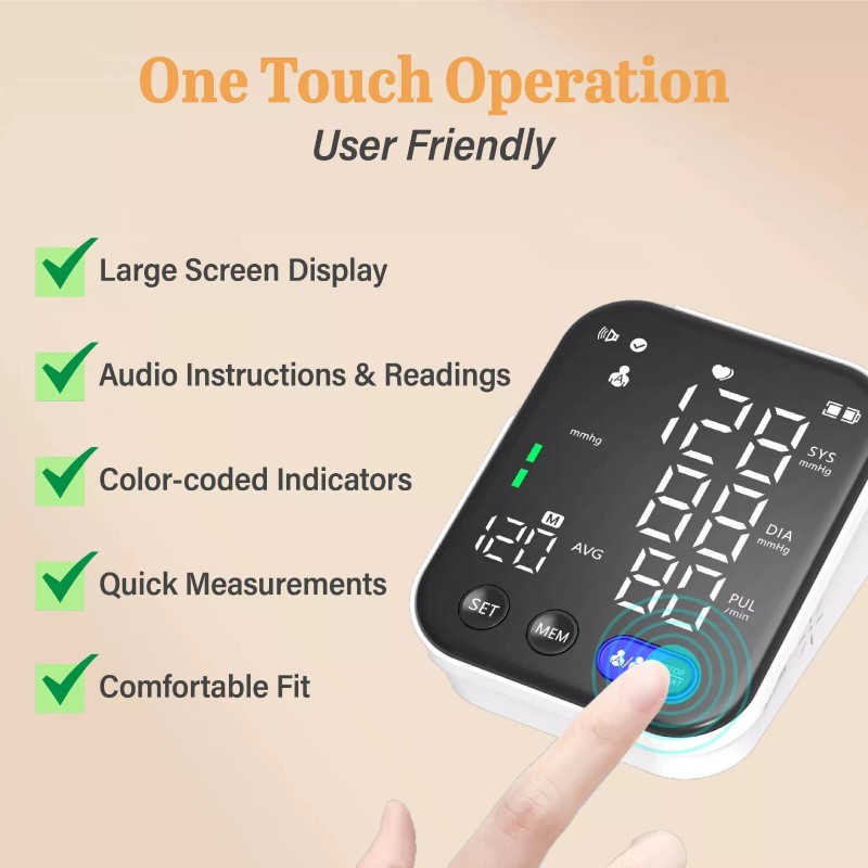 NXT-MED Blood pressure monitor Upper arm, Automatic Digital upper arm