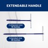 Squee-Jay Extendable Shower Squeegee with 180-Degree Rotating Blade for Push/Pull