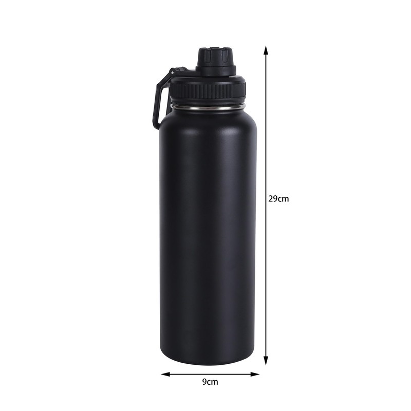 PCSCER Wide Mouth Insulated Sports Water Bottle,Double wall Stainless Steel