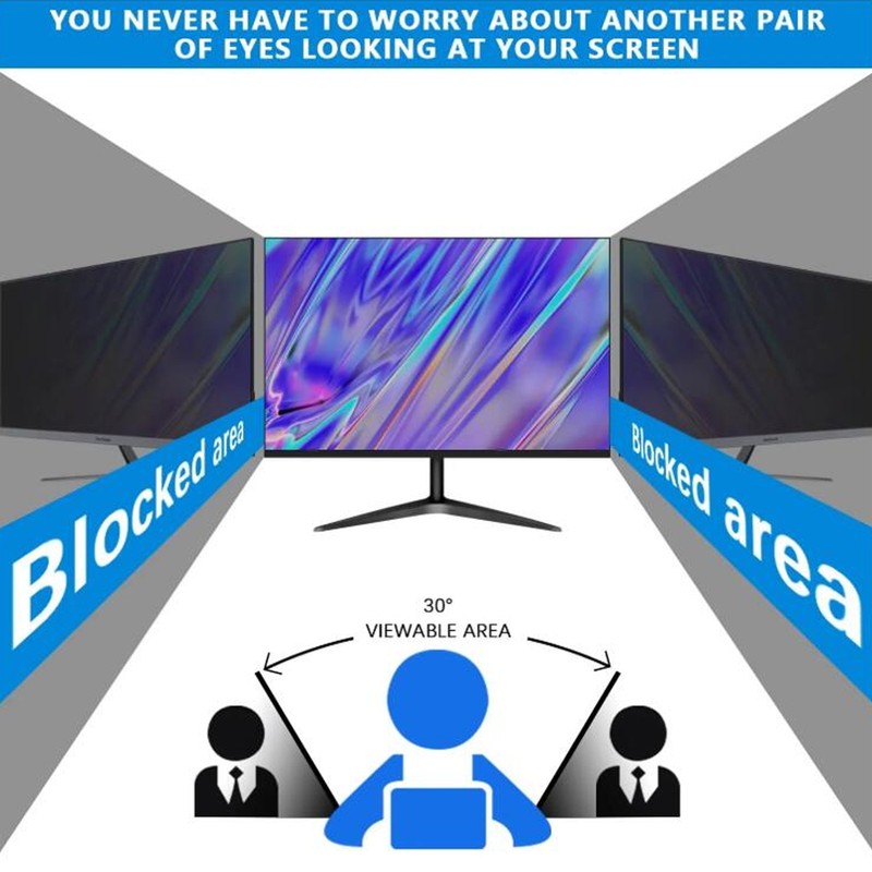 25in Computer Screen Filter Scratch Resistant 16:9 Aspect Ratio UV