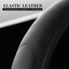 Premium Leather Steering Wheel Cover Compatible with Chevy Camaro SS,