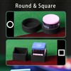 Sinsilvie Professional Chalk Holder,Magnetic Billiard Pool Cue Snooker Chalk Holder,Silent