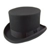Christys Hats Wool Felt Top Hat - Black Small