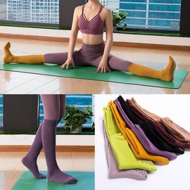 Non-Slip Knee Socks Deep Purple FREE
