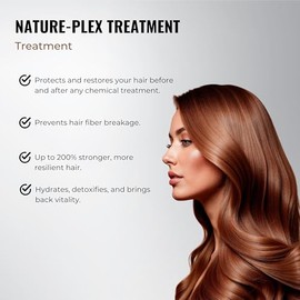abril et nature - Nature Plex, STOP Breakage - Preventive, Protective, and Repairing Shampoo - For Highly Treated or Damaged Hair - Professional Breakage Protection Treatment - 1000 ml
