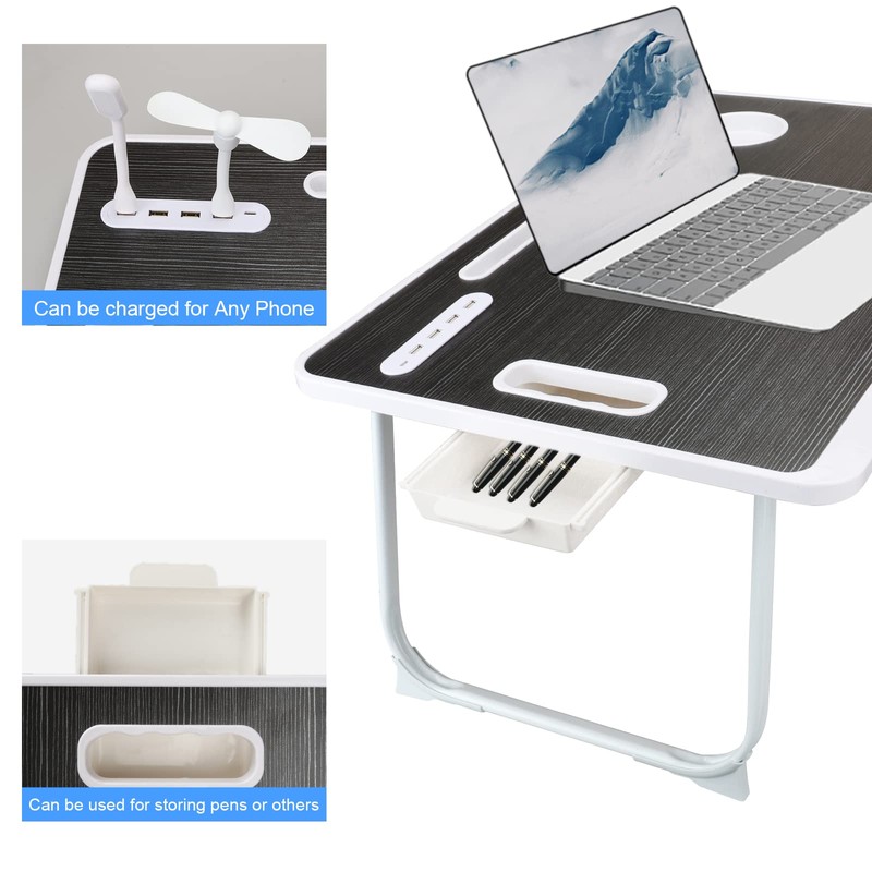 Laptop Bed Table, Laptop Desk for Bed, Foldable Laptop Bed